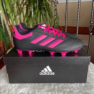 Adidas Soccer Cleats in Pink and Black for Kids or Women